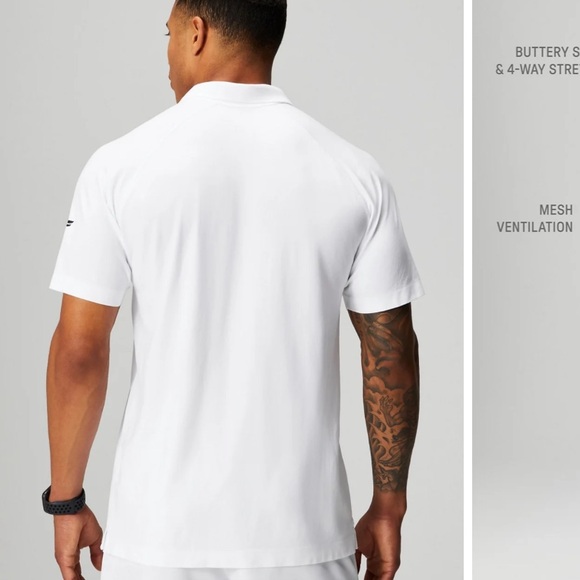Fabletics THE TRAINING DAY POLO size large - Picture 2 of 5